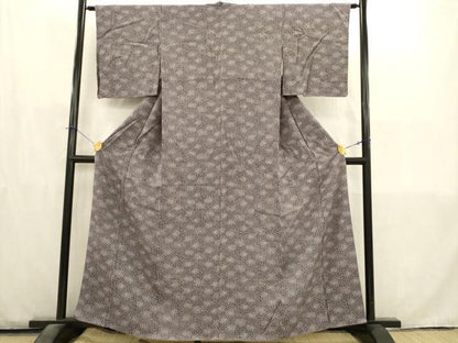 平和屋着物■江戸小紋　小花文　正絹　逸品　AABD1420ma