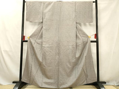 平和屋着物■上質な小紋　小花文　正絹　逸品　AABD1475ma