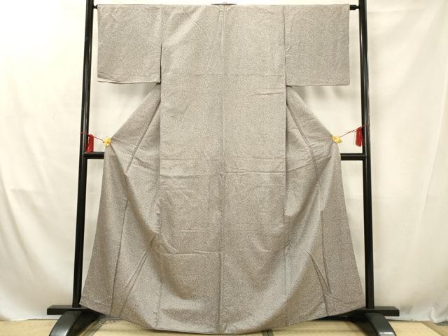 平和屋着物■上質な小紋　小花文　正絹　逸品　AABD1475ma