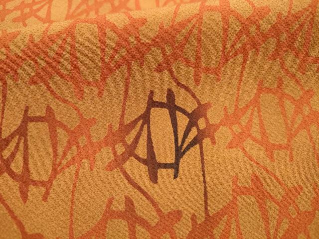 平和屋着物■上質な小紋　幾何学文様　正絹　逸品　AABD1480ma