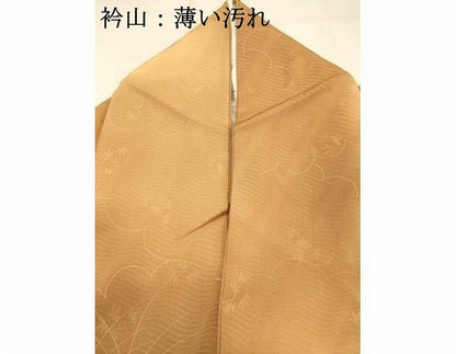 平和屋着物■上質な小紋　雲重ね花文　暈し染め　正絹　逸品　AABD1487ma