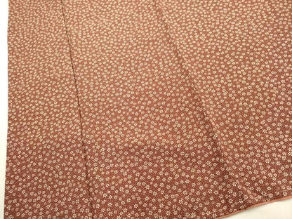 平和屋着物■上質な小紋　小花文　正絹　逸品　未使用　AABD1488ma