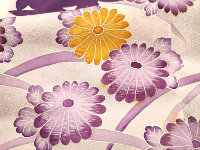 平和屋着物■豪華色留袖　草花文　金彩　正絹　逸品　AABD1514ma