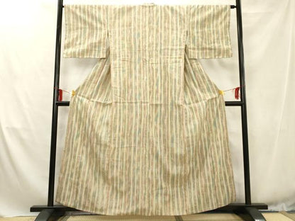 平和屋着物■上質な紬　間道　正絹　逸品　AABD1552ma