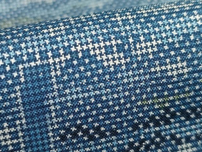 平和屋着物●本場大島紬 一元7マルキ 霞短冊文 正絹 逸品 AABD1583ck