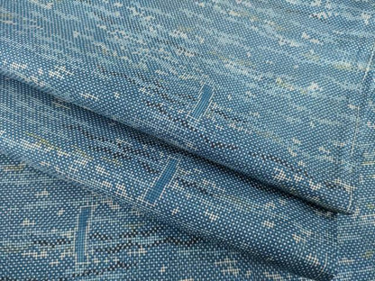 平和屋着物●本場大島紬 一元7マルキ 霞短冊文 正絹 逸品 AABD1583ck