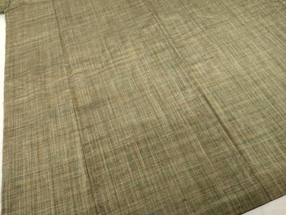 平和屋着物●男性　紬　霞文　正絹　逸品　AABD1619ck