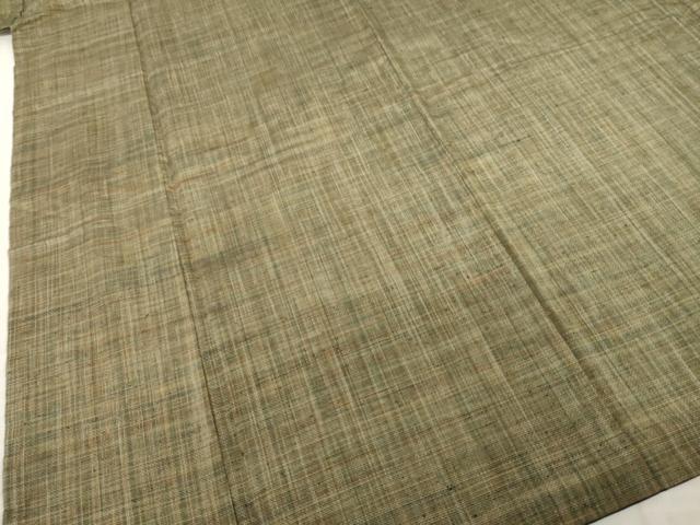 平和屋着物●男性　紬　霞文　正絹　逸品　AABD1619ck
