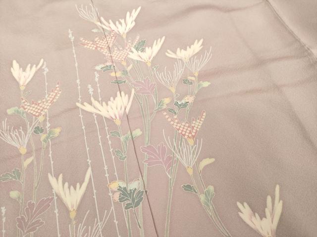 平和屋着物●訪問着　友禅　作家物　裏菊　仮絵羽　正絹　逸品　未使用　AABD1624ck