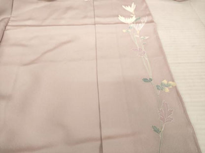 平和屋着物●訪問着　友禅　作家物　裏菊　仮絵羽　正絹　逸品　未使用　AABD1624ck