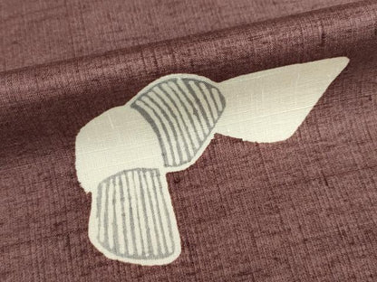 平和屋着物●訪問着　紬地　型染め　結び文　正絹　逸品　AABD1640ck