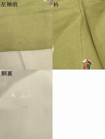 平和屋着物∵女の子　十三参り　子供　祝着　紙風船　鬼しぼ縮緬　逸品　AABD1802ja