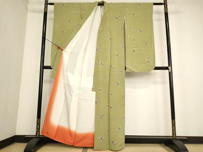 平和屋着物∵女の子　十三参り　子供　祝着　紙風船　鬼しぼ縮緬　逸品　AABD1802ja