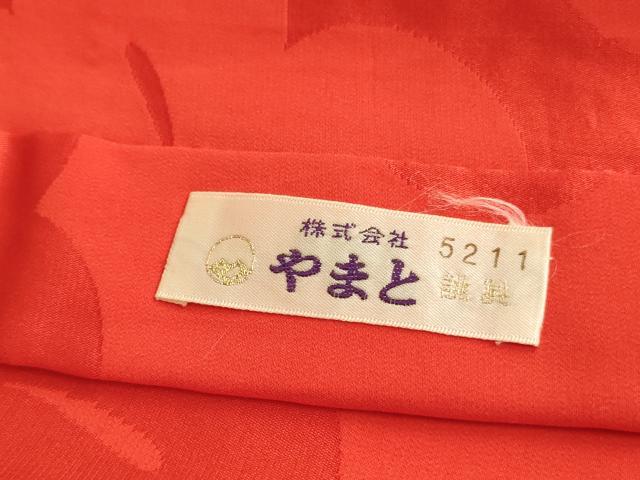 平和屋着物∵女の子　子供　長襦袢　無双仕立て　舞梅文　やまと誂製　半衿刺繍　逸品　AABD1808ja