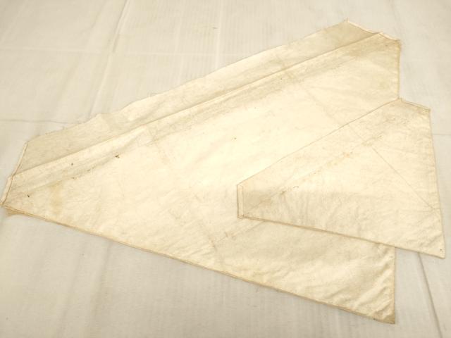 平和屋本店▼打敷　内敷2点セット　三角　吉祥地紋　雄黄色地　法衣　寺院　仏具　仏教　僧侶　神職　装束　AABD1984ja