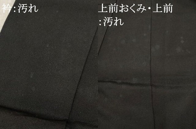 平和屋着物■豪華黒留袖　作家物　駒刺繍　エ霞み立波飛鶴文　金彩　正絹　逸品　AABD2040st