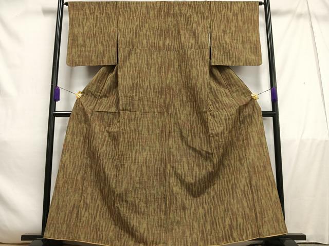 平和屋着物■上質な紬 霞文 正絹 逸品 AABD2279oa