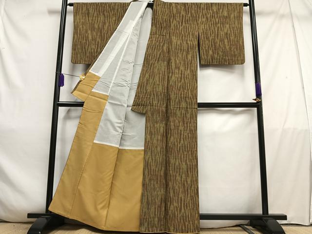 平和屋着物■上質な紬 霞文 正絹 逸品 AABD2279oa