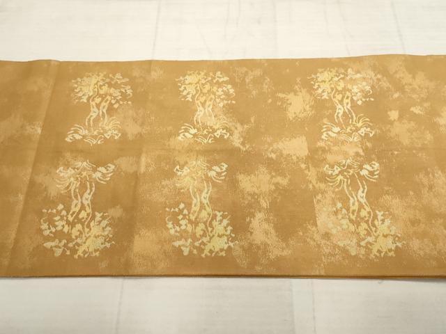 平和屋着物▼太鼓柄袋帯　鳳凰　金糸　正絹　逸品　AABD2753wj