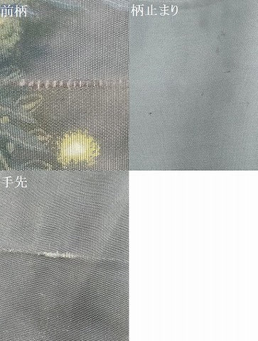 平和屋着物▼太鼓柄袋帯　花鳥文　正絹　逸品　AABD2814wj