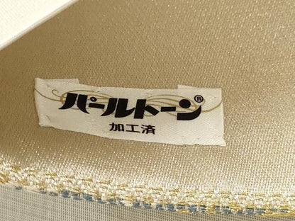 平和屋着物▼六通柄袋帯　唐織　華昌　道長花文　金銀糸　正絹　逸品　AABD2890wj