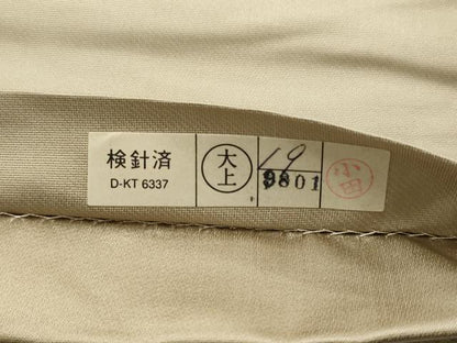 平和屋着物▼六通柄袋帯　地紙風景花文　金糸　正絹　逸品　AABD3085wj