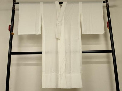 平和屋着物＊夏物 長襦袢 絽 白色 洗える着物 AABD3287jd