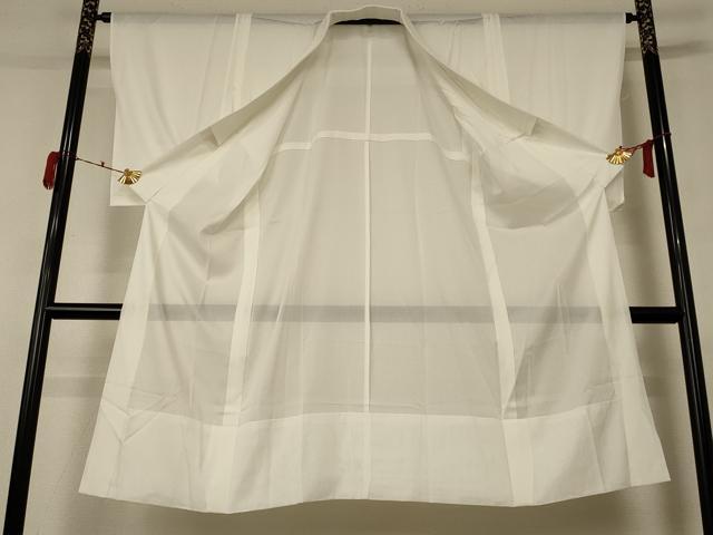 平和屋着物＊夏物 長襦袢 絽 白色 洗える着物 AABD3287jd