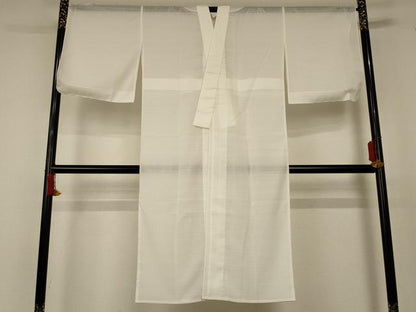 平和屋着物＊夏物 長襦袢 絽 白色 洗える着物 AABD3289jd