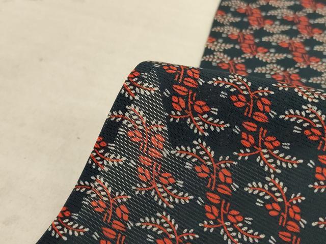 平和屋着物＊夏物 小紋 絽 枝葉文 正絹 逸品 未使用 AABD3303jd