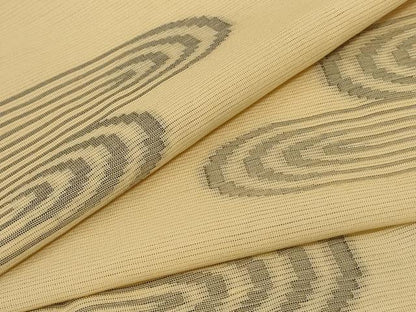 平和屋着物＊夏物 小紋 絽 霞文 正絹 逸品 AABD3309jd