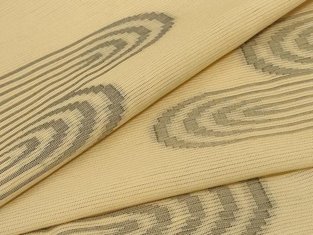 平和屋着物＊夏物 小紋 絽 霞文 正絹 逸品 AABD3309jd