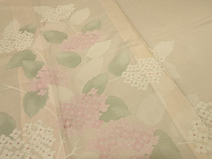 平和屋着物＊夏物 訪問着 絽 刺繍 紫陽花 正絹 逸品 未使用 AABD3310jd