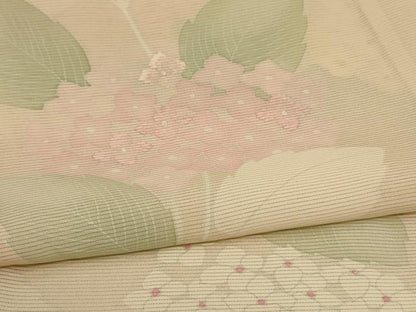 平和屋着物＊夏物 訪問着 絽 刺繍 紫陽花 正絹 逸品 未使用 AABD3310jd