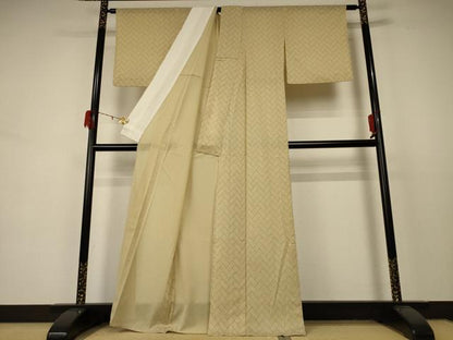 平和屋着物＊夏物 小紋 紗 檜垣文 正絹 逸品 AABD3314jd