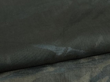 平和屋着物＊夏物 小紋 紗 草葉文 正絹 逸品 AABD3318jd