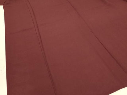 平和屋着物＊夏物 色無地 絽 葡萄茶色 正絹 逸品 未使用 AABD3319jd