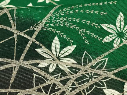 平和屋着物＊夏物 訪問着 絽 草花文 洗える着物 AABD3325jd