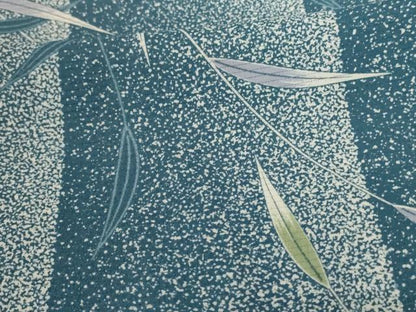 平和屋着物＊夏物 小紋 絽 枝葉文 洗える着物 AABD3329jd
