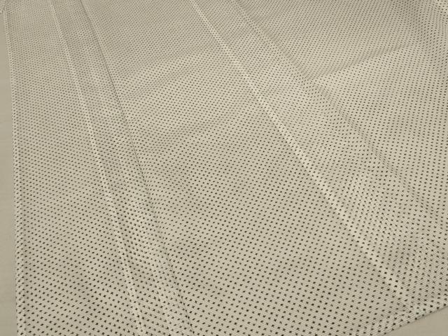 平和屋着物＊夏物 小紋 絽 十字絣文様 洗える着物 AABD3338jd
