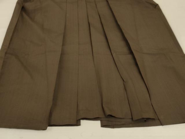 平和屋着物＊夏物 男性 行灯袴 縞 正絹 逸品 AABD3345jd