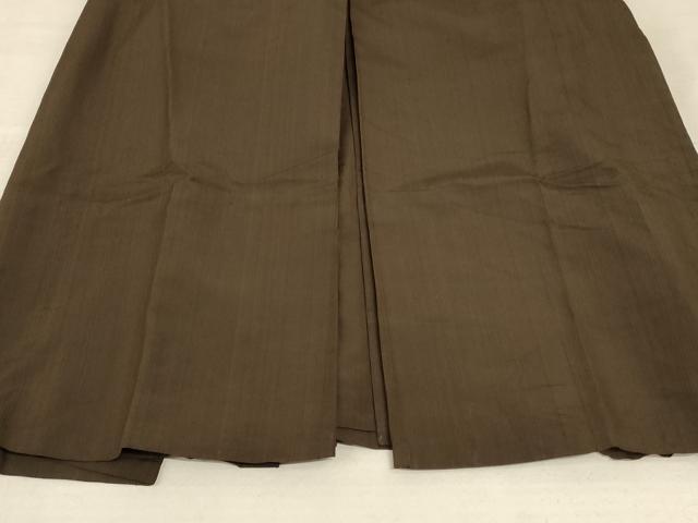 平和屋着物＊夏物 男性 行灯袴 縞 正絹 逸品 AABD3345jd