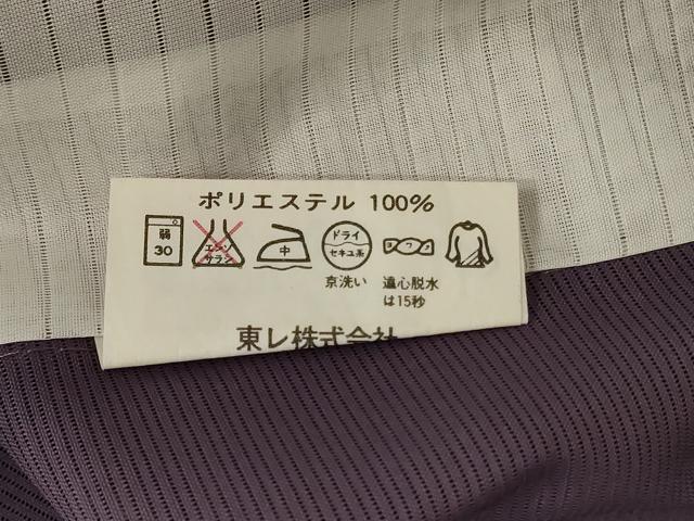 平和屋着物＊夏物　色無地　絽　葡萄鼠色　洗える着物　AABC3480jd 平和屋着物＊夏物 色無地 絽 葡萄鼠色 洗える着物 AABC3480jdの通販 by