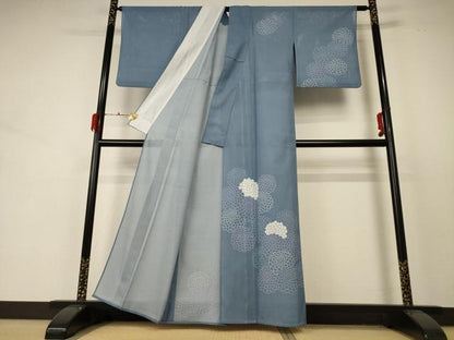 平和屋着物＊夏物 訪問着 絽 紫陽花 洗える着物 AABD3353jd