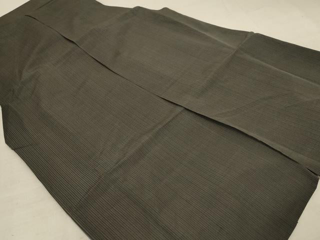 平和屋着物＊夏物 男性 行灯袴 縞 正絹 逸品 AABD3362jd