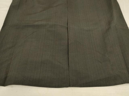 平和屋着物＊夏物 男性 行灯袴 縞 正絹 逸品 AABD3362jd