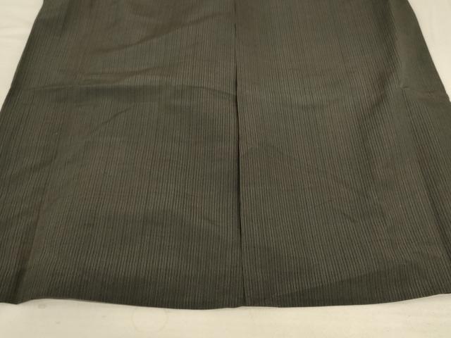 平和屋着物＊夏物 男性 行灯袴 縞 正絹 逸品 AABD3362jd