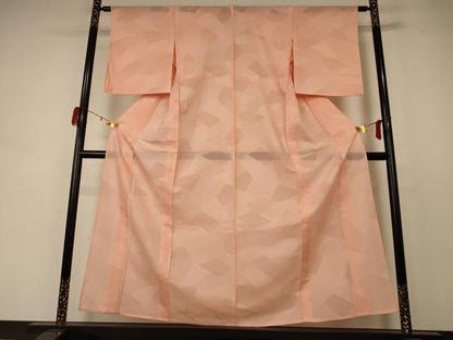平和屋着物＊夏物 色無地 絽 赤香色 正絹 逸品 未使用 AABD3370jd