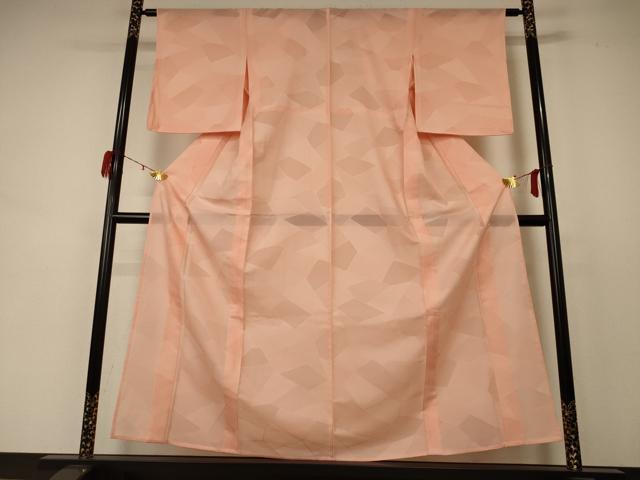平和屋着物＊夏物 色無地 絽 赤香色 正絹 逸品 未使用 AABD3370jd