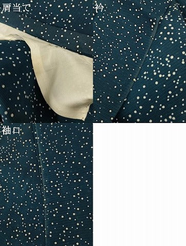 平和屋着物＊夏物 小紋 絽 霞文 正絹 逸品 AABD3381jd